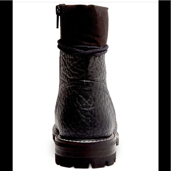 Steve Madden Genuine Leather Combat Boots - Picture 4 of 9